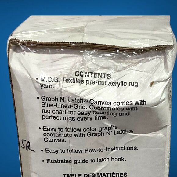 Oriental Love Graph N Latch Hook Rug Kit 37628 New Sealed 27" x 20" MCG Textiles - Picture 6 of 10